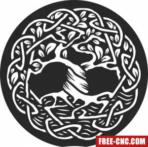 Tree of life - free dxf download