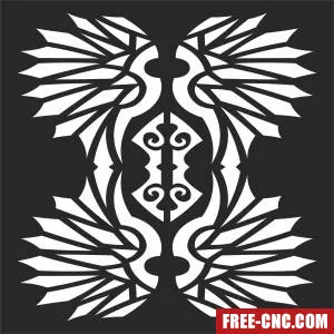 Screen pattern wall screen - Download free dxf for cnc plasma cutting
