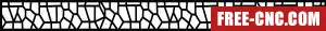 Door screen wall screen decorative - Download free dxf for cnc plasma cutting