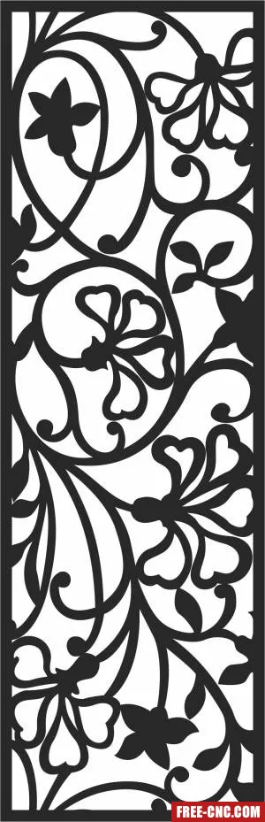 Pattern screen pattern door pattern wall - Download free dxf for cnc plasma cutting Pattern screen pattern door pattern wall - Download free dxf for cnc plasma cutting