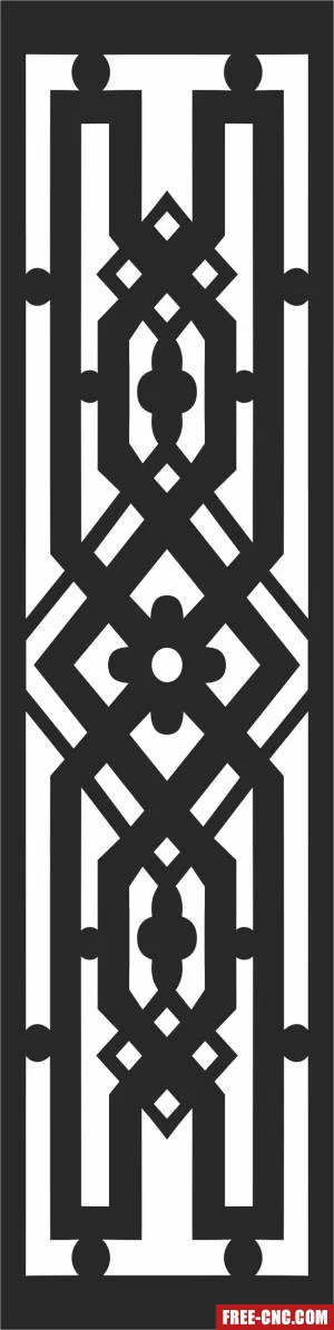 Decorative door wall door pattern wall door - Download free dxf for cnc plasma cutting