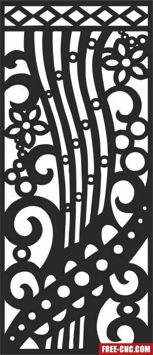 Door screen door - Download free dxf for cnc plasma cutting