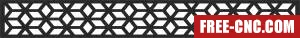 Screen wall pattern screen - Free dxf download