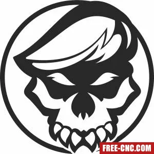 Skull - Download free dxf for cnc plasma cutting