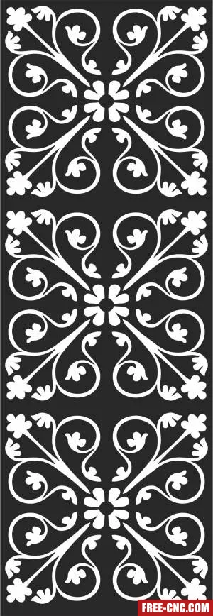 Pattern decorative pattern screen wall screen decorative - Free dxf files ready to cut