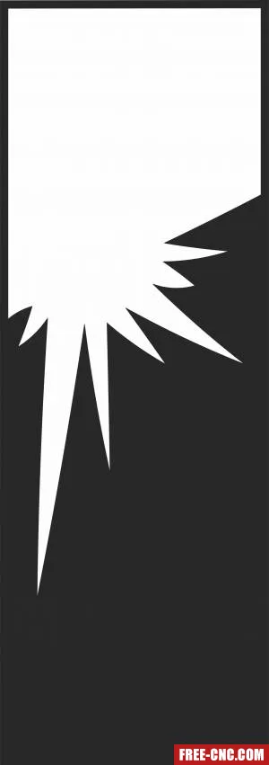 Pattern decorative pattern door decorative door - Download free dxf for cnc plasma cutting