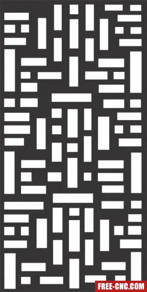 Decorative panels for doors wall screen pattern - free dxf download