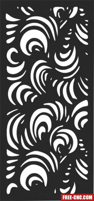 Decorative panels for doors wall screen pattern - free dxf download Decorative panels for doors wall screen pattern - free dxf download