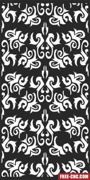 Decorative panels for doors wall screen pattern - free dxf download Decorative panels for doors wall screen pattern - free dxf download