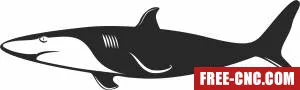 Shark clipart - Free dxf files ready to cut