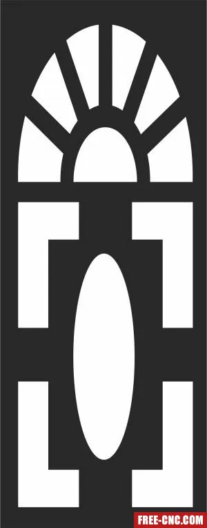 Pattern wall pattern door - Download free dxf for cnc plasma cutting