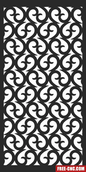 Wall door screen door pattern door - Free dxf for laser cutting and plasma Wall door screen door pattern door - Free dxf for laser cutting and plasma