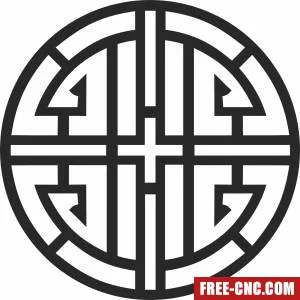 Decorative wall sign - Download free dxf for cnc plasma cutting