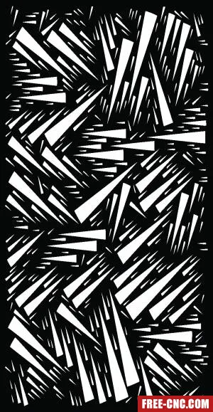 Decorative panels for doors wall screen pattern - free dxf download