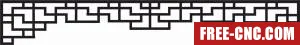 Decorative corner panel screen pattern partition - Download free dxf for cnc plasma cutting