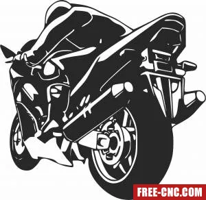 Motorcycle bike motor - Download free dxf for cnc plasma cutting