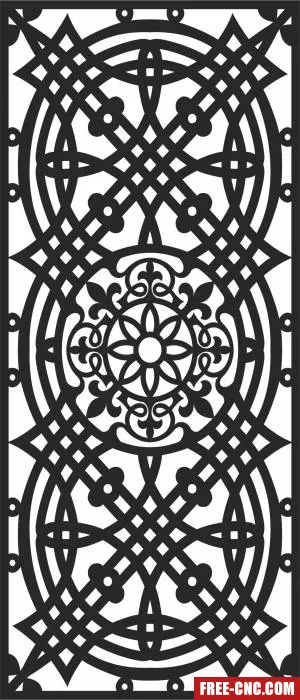 Wall screen decorative panels - Download free dxf for cnc plasma cutting