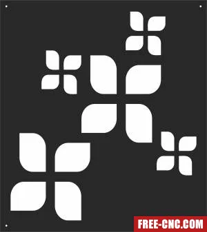 Wall screen door screen pattern - Free dxf for laser cutting and plasma