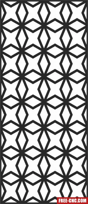 Screen decorative door decorative - Free dxf files ready to cut Screen decorative door decorative - Free dxf files ready to cut