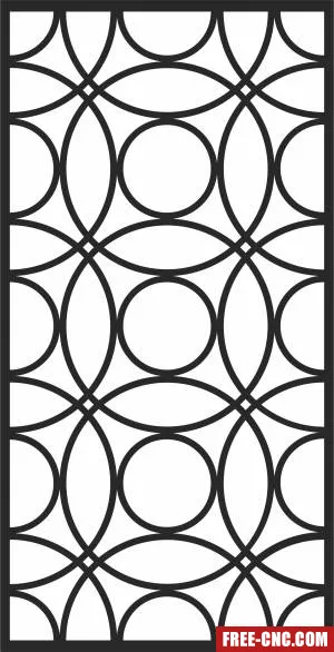 Screen door decorative door pattern wall - Download free dxf for cnc plasma cutting