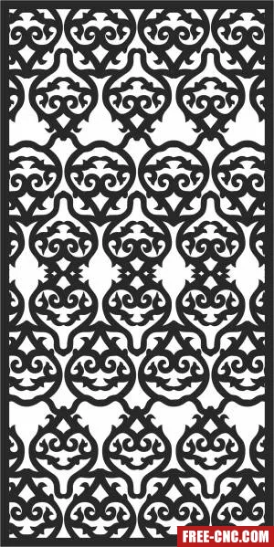 Pattern decorative pattern decorative - Free dxf for laser cutting and plasma