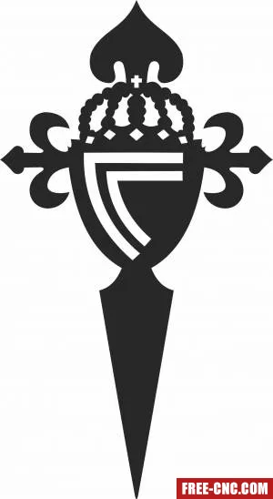 Celta vigo logo football - Download free dxf for cnc plasma cutting