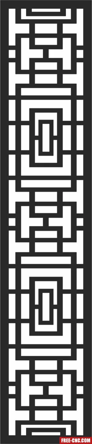 Pattern decorative pattern door - Download free dxf for cnc plasma cutting Pattern decorative pattern door - Download free dxf for cnc plasma cutting