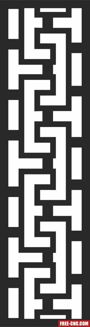 Decorative door decorative door - Download free dxf for cnc plasma cutting