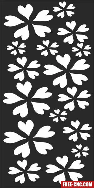 Decorative screen decorative wall - Download free dxf for cnc plasma cutting