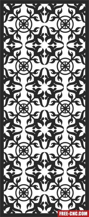 Decorative door decorative wall door pattern - Download free dxf for cnc plasma cutting Decorative door decorative wall door pattern - Download free dxf for cnc plasma cutting