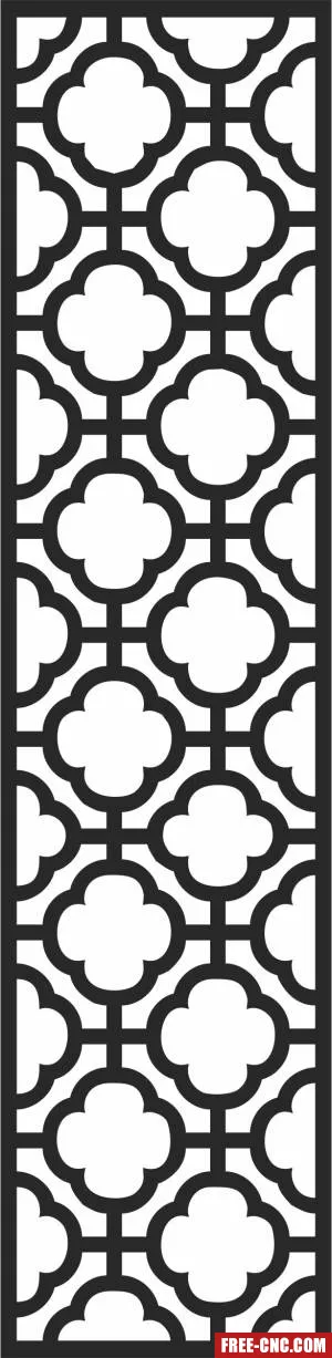 Door wall screen - Free dxf files ready to cut Door wall screen - Free dxf files ready to cut