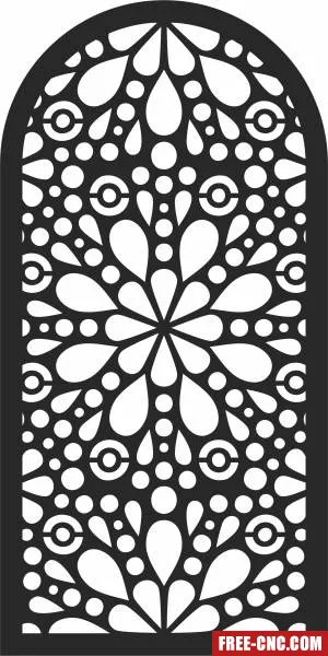 Screen door pattern - Free dxf files ready to cut