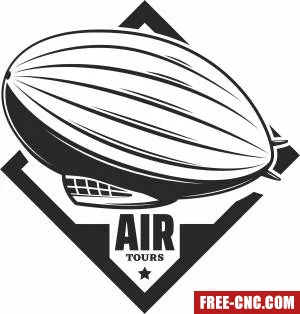 Airship tours - Download free dxf for cnc plasma cutting