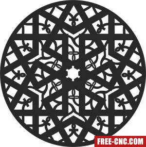 Mandala wall arts - Free dxf files ready to cut