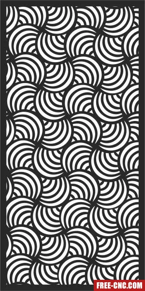 Wall decorative screen door wall decorative screen - Free dxf files ready to cut
