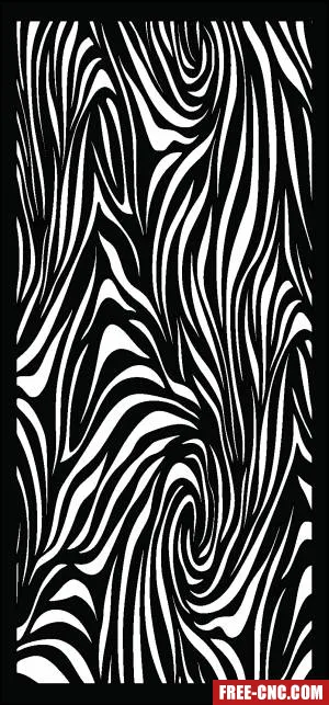 Decorative panels for doors wall screen pattern - free dxf download