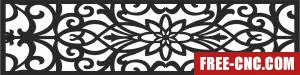 Pattern wall door screen wall pattern door - Download free dxf for cnc plasma cutting