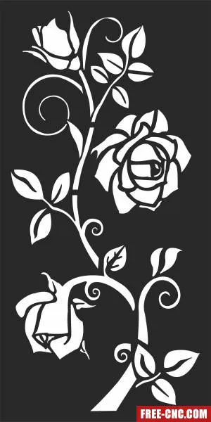 Wall pattern wall pattern door pattern - Download free dxf for cnc plasma cutting