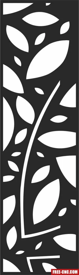 Door decorative pattern screen door screen - Free dxf for laser cutting and plasma