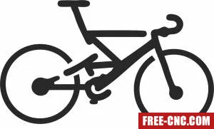 Racing bike cliparts - Free dxf for laser cutting and plasma