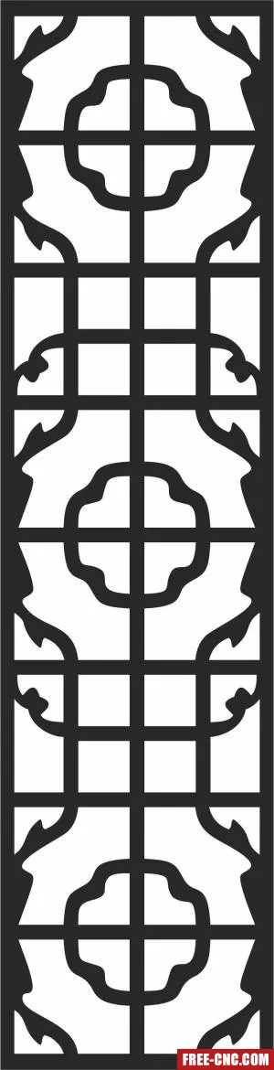 Wall pattern screen wall screen - Download free dxf for cnc plasma cutting Wall pattern screen wall screen - Download free dxf for cnc plasma cutting