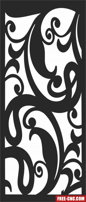 Screen door decorative - Download free dxf for cnc plasma cutting