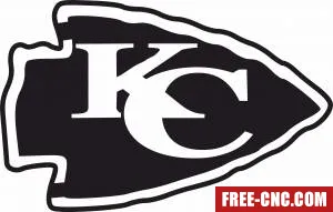 Kansas city chiefs nfl american football - Free dxf files ready to cut