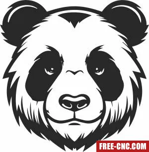 Angry bear face cliparts - Download free dxf for cnc plasma cutting