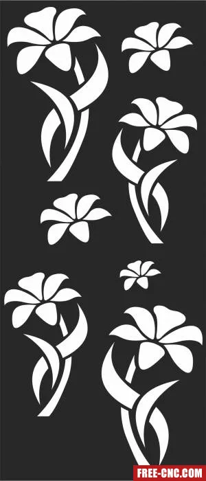 Decorative door screen wall decorative - Download free dxf for cnc plasma cutting Decorative door screen wall decorative - Download free dxf for cnc plasma cutting