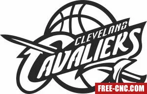 Cleveland cavaliers logo - Free dxf files ready to cut