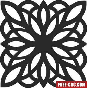 Ornament decorative art - Download free dxf for cnc plasma cutting