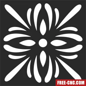 Pattern door decorative door - Download free dxf for cnc plasma cutting