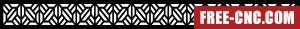 Wall door pattern - Free dxf files ready to cut