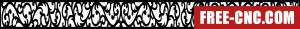 Wall decorative door screen door - Free dxf download